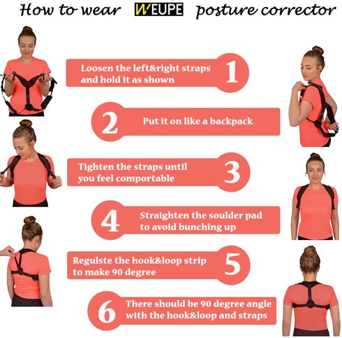 Back Brace Posture Corrector for Women and Men